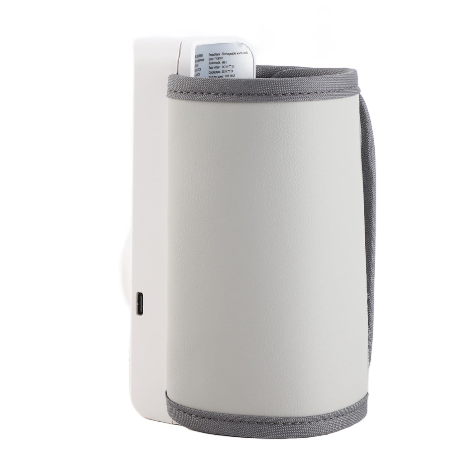 Bolsa Térmica para Botella de Leche, Herramienta de Lactancia para Bebés con Carga USB Eficiente para Leche Materna, ABS PU 7,4 V 2 A 18 W, Portátil Aislado para Viajes Al Aire Libre