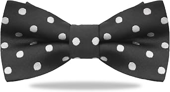 Polka Dot Bow Ties For Boys Girls, Adjustable Pre-tied Kids Boys Bowtie for School Uniforms Wedding Party Concert