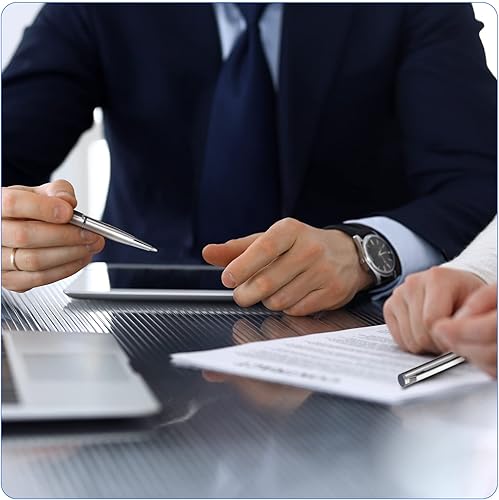 Miniatura 7 de Chinco Paquete de 24 bolígrafos pequeños de metal a granel de acero inoxidable con accesorios de cobre para bolsillos, cuadernos, bloc de notas