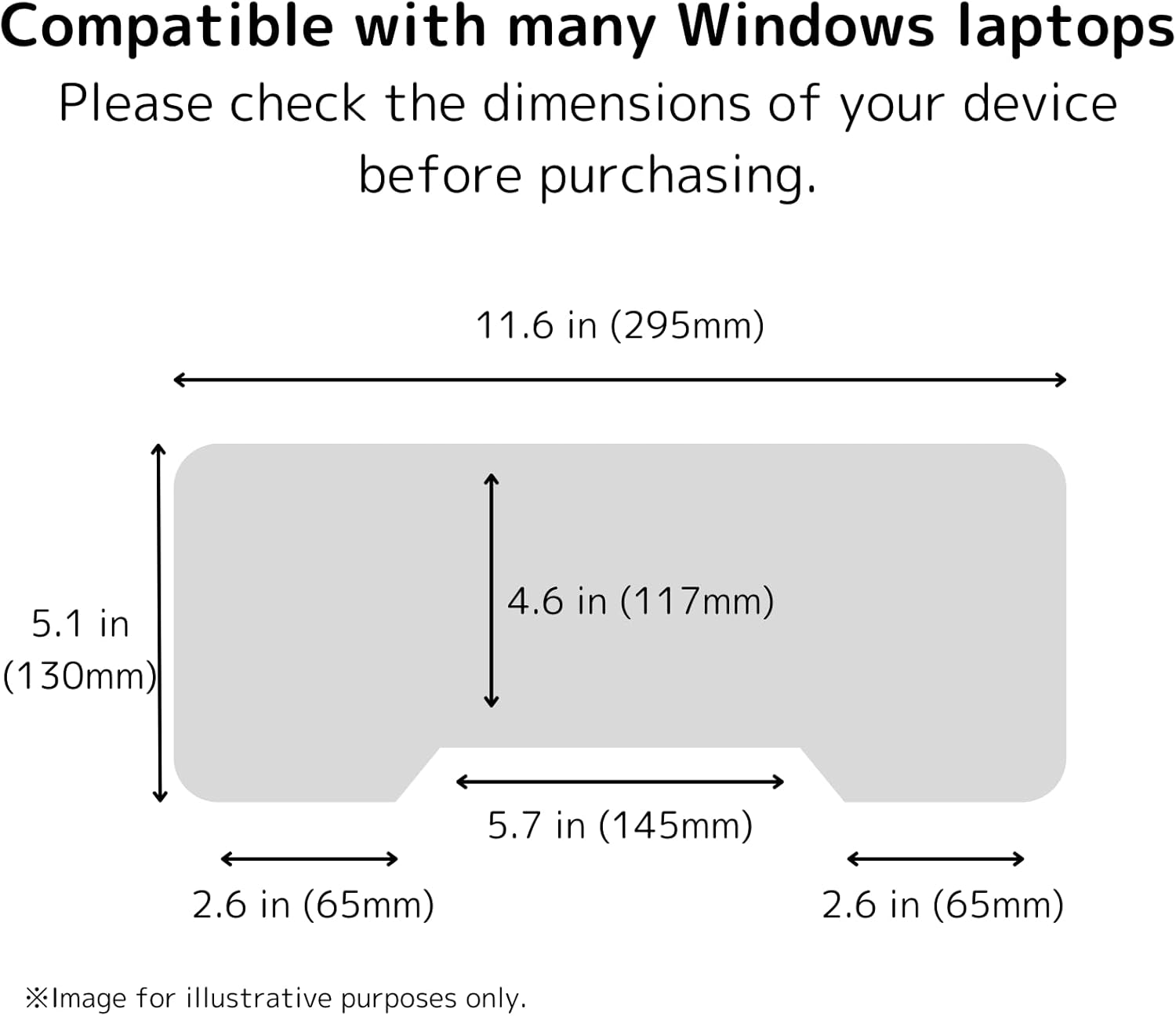 Keyboard Cover: Place Your Mechanical Keyboard on Top of Laptop - Ventilated, Durable Acrylic, Universal Fit for MacBook & All Laptops (Black)