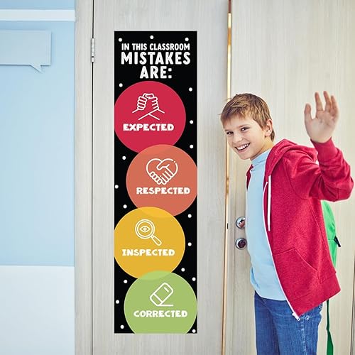 Miniatura 2 de Andaz Press Cartel motivacional de aprendizaje grande de 13 x 48 pulgadas para profesores, tablero de anuncios, decoración de pared, decoración