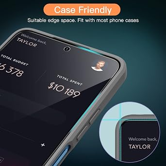 JETech Screen Protector for Redmi Note 12, 3-Pack