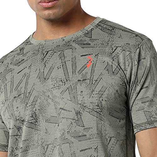 Image of Campus Sutra Men Polyester Regular Fit T-Shirt