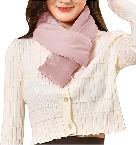 Miniatura 2 de Cyber of Monday Deals - Bufanda térmica para hombres y mujeres, bufandas gruesas de invierno para regalos de Navidad, almohadilla térmica