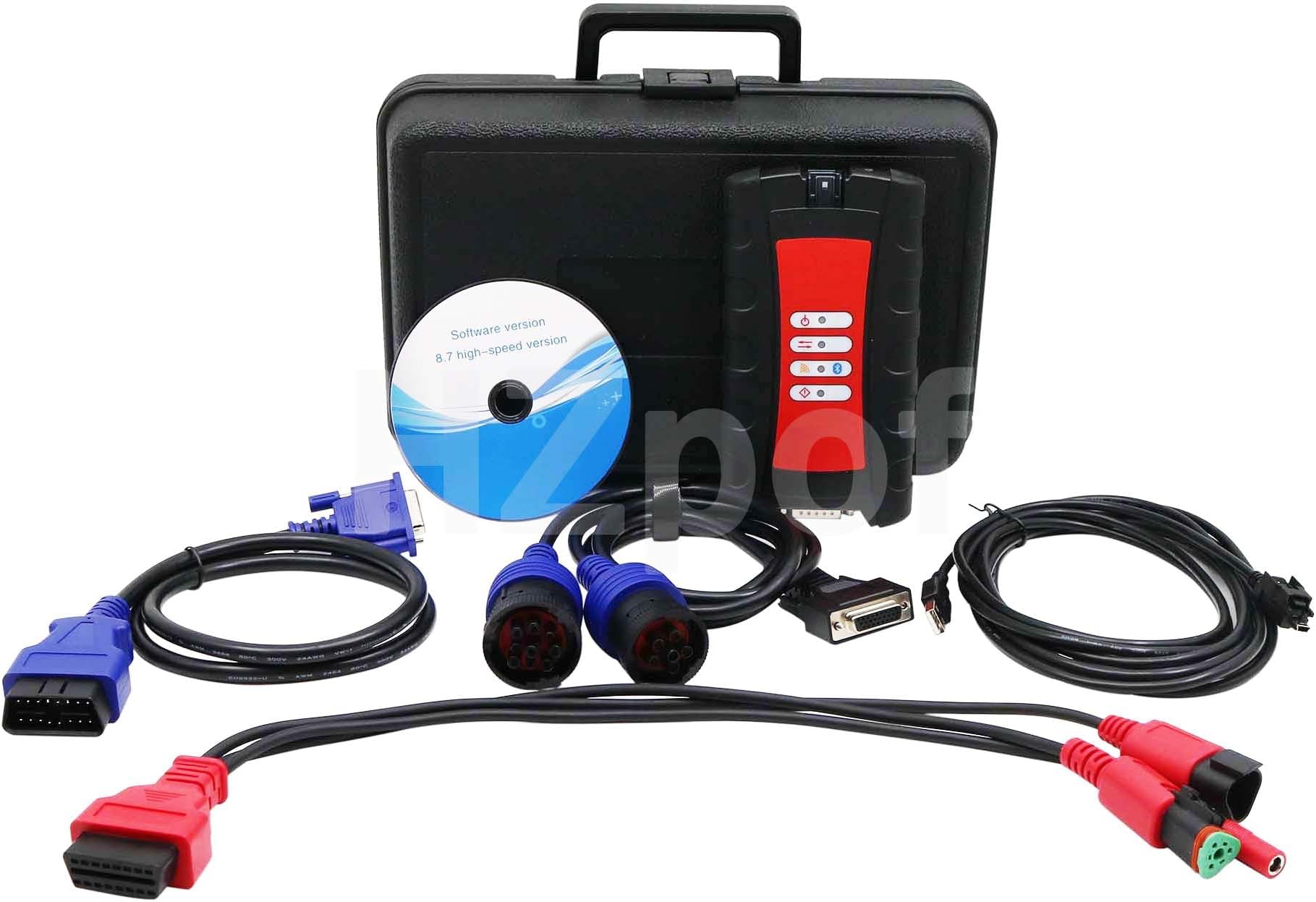 for Cummins Inline 7 Data Link Adapter Truck Diagnostic Tool 5572620 5299899 with Insite 9.0 Software (High Standard Tool with 9.0 Software)
