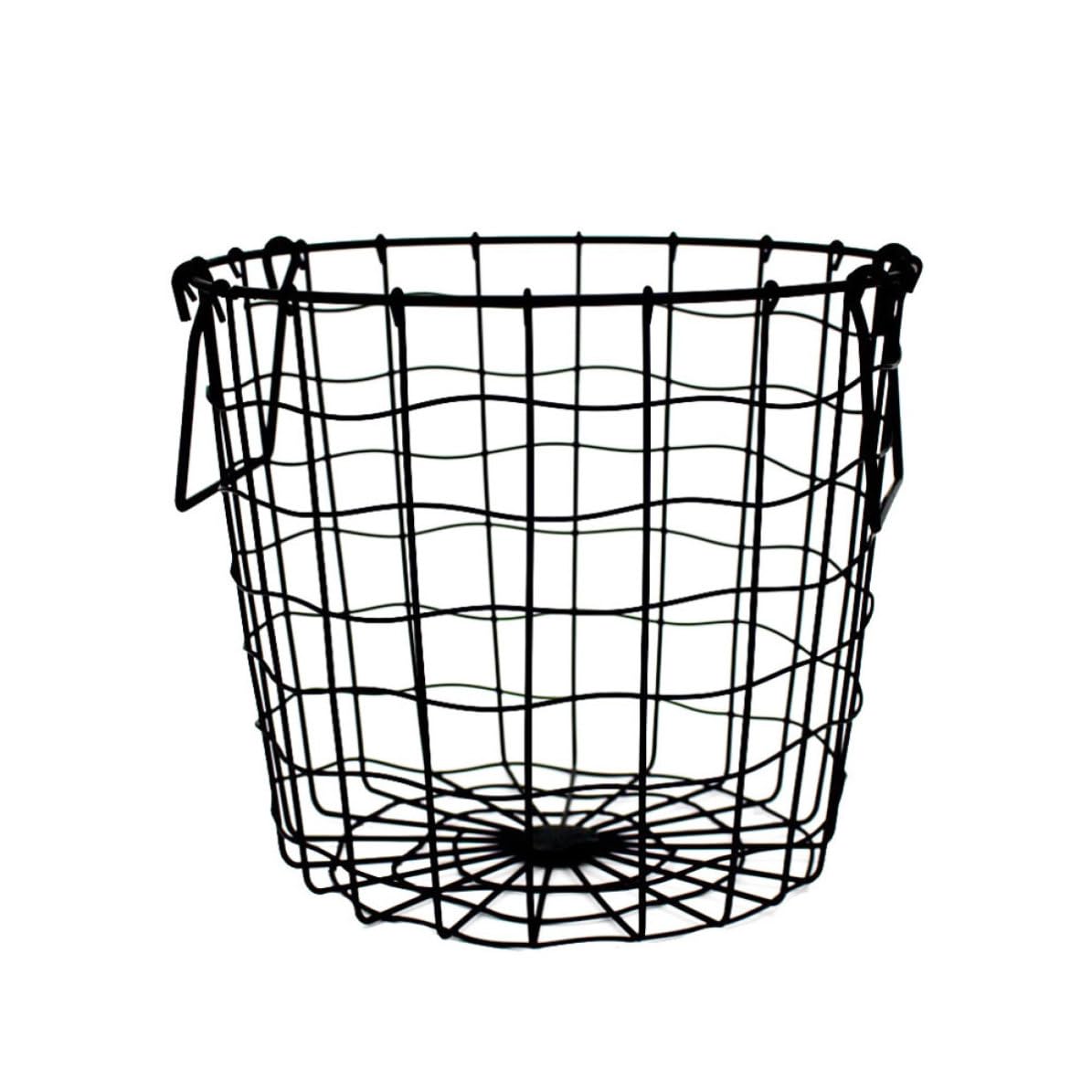 Cesta de metal para ropa sucia con diseño hueco transpirable SHERCHPRY