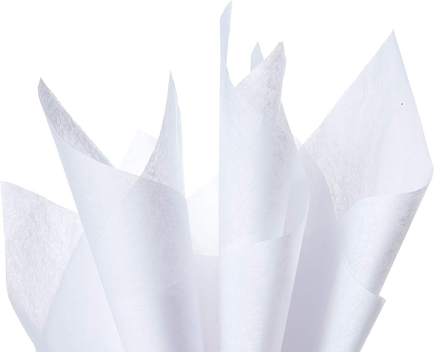 100 Sheets White Tissue Paper 15 x 20 Inch – Bulk Wrapping Paper for Gift Bags, Weddings, Birthdays, DIY Crafts, Packaging, Parties & Decorations – Recyclable & Eco-Friendly