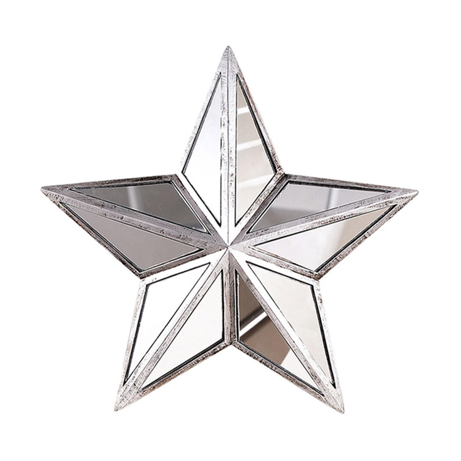 Zxfdsfdbnm Resin Pentagrams Statue Wall Mirrour Decors Decorative Mirrour Wall Decors Mounted Mirrours Decorations Home Decorations Decorative Hanging
