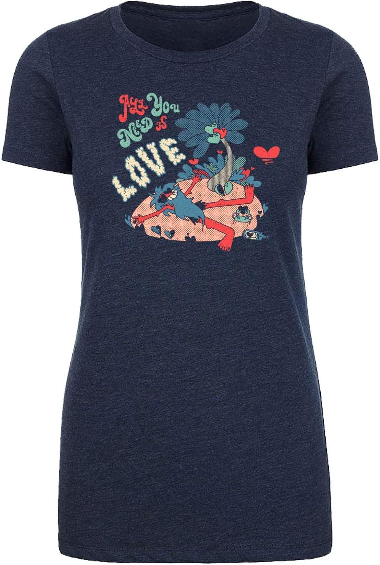 Funny Vintage All You Need is Love Shirts, Valentine Tees, Funny Women's Shirts
