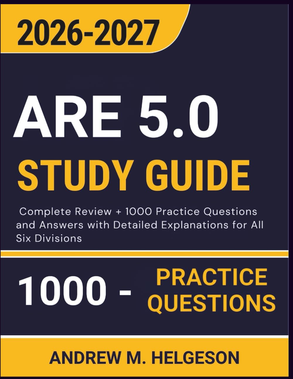 Manuel ARE 5.0 examen architecture avec 1000 questions réponses détaillées pour les 6 divisions