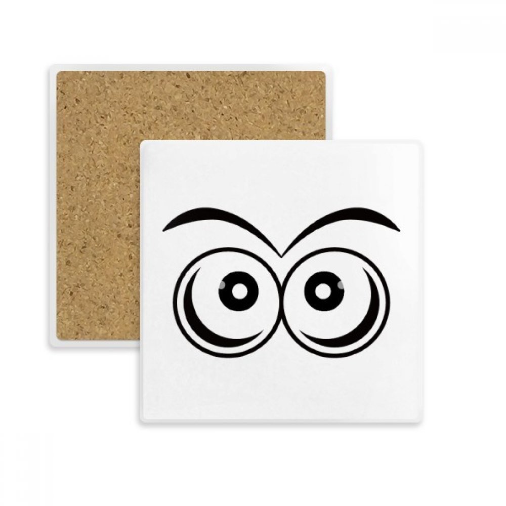 Dessous de verre motif carré Vector Eye pour sublimer vos pauses café et apéritifs
