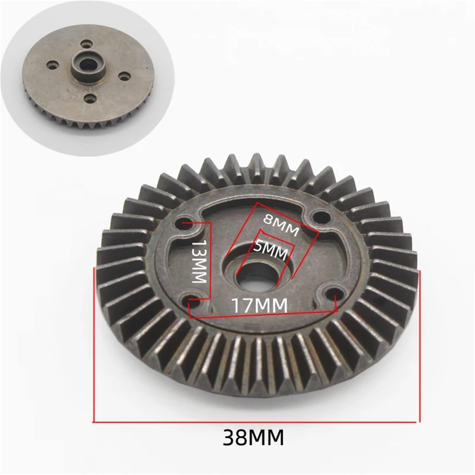 Per HSP 02029 94122 94166 94123 94103 1/10 RC Auto Pezzi Ricambio Diff Ingranaggio Principale Decorativo Sostituire Modelli Giocattoli Ricambi Modellini RC