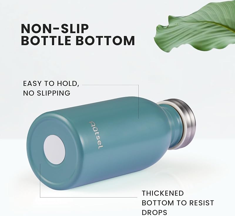 Autsel Termosz Palack 350ml Rozsdamentes Acél Hideg Meleg Italokhoz Kék