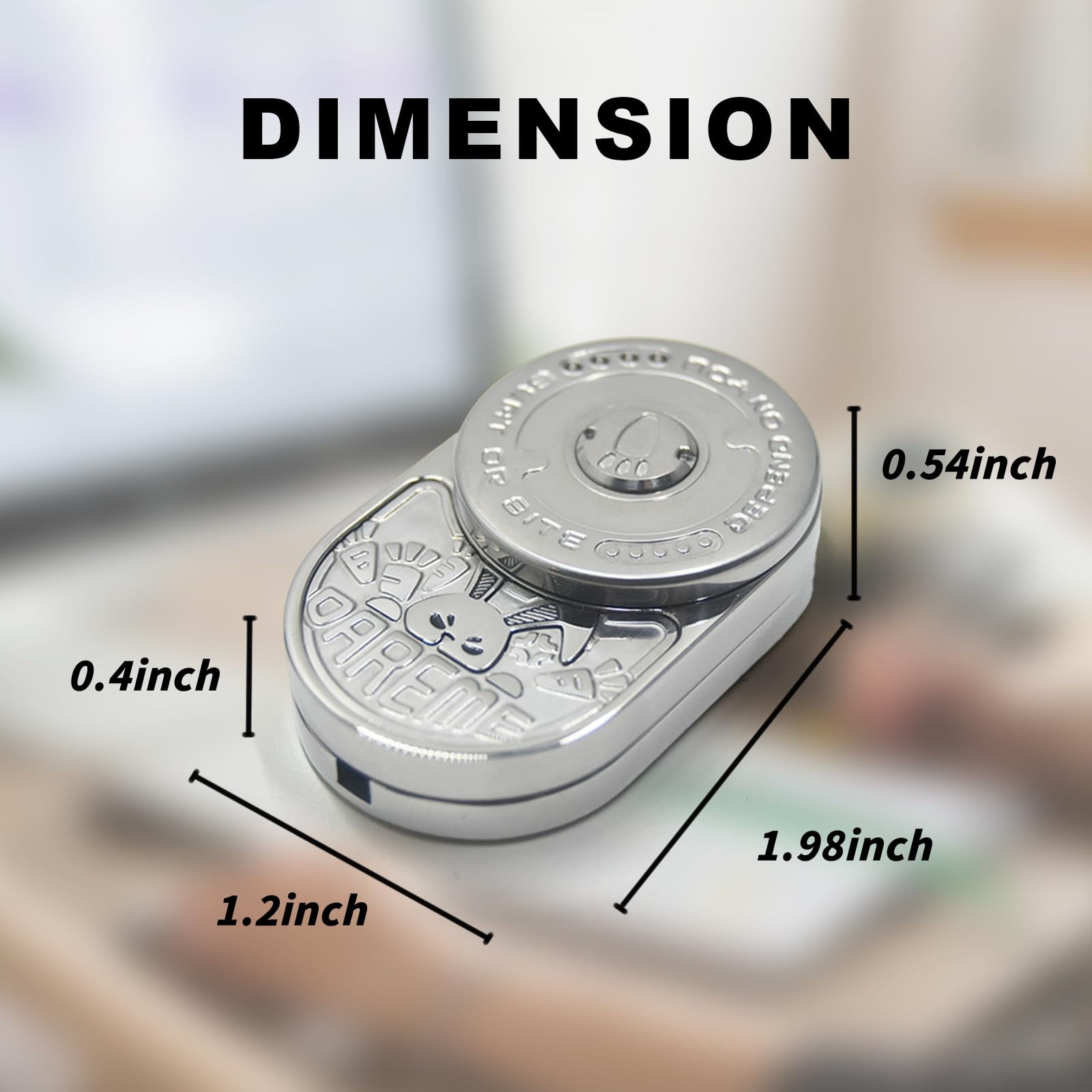 Amazon.com: SKEDC Mix Rabbit Fidget Slider, Stainless Steel