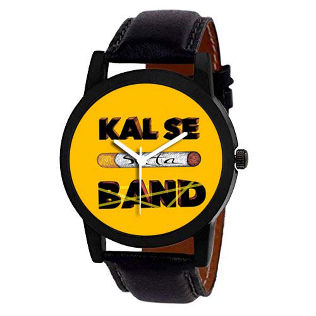Jack Klein Trendy Stylish Elegant KAL SE Band Collection Analog Wrist Watch for Men & Boys - Black (B07QSXKYDD) Amazon Price History, Amazon Price Tracker