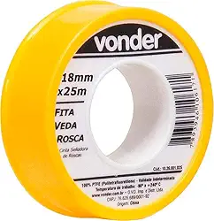 Vonder, Fita Veda-Rosca 18 Mm X 5 M.