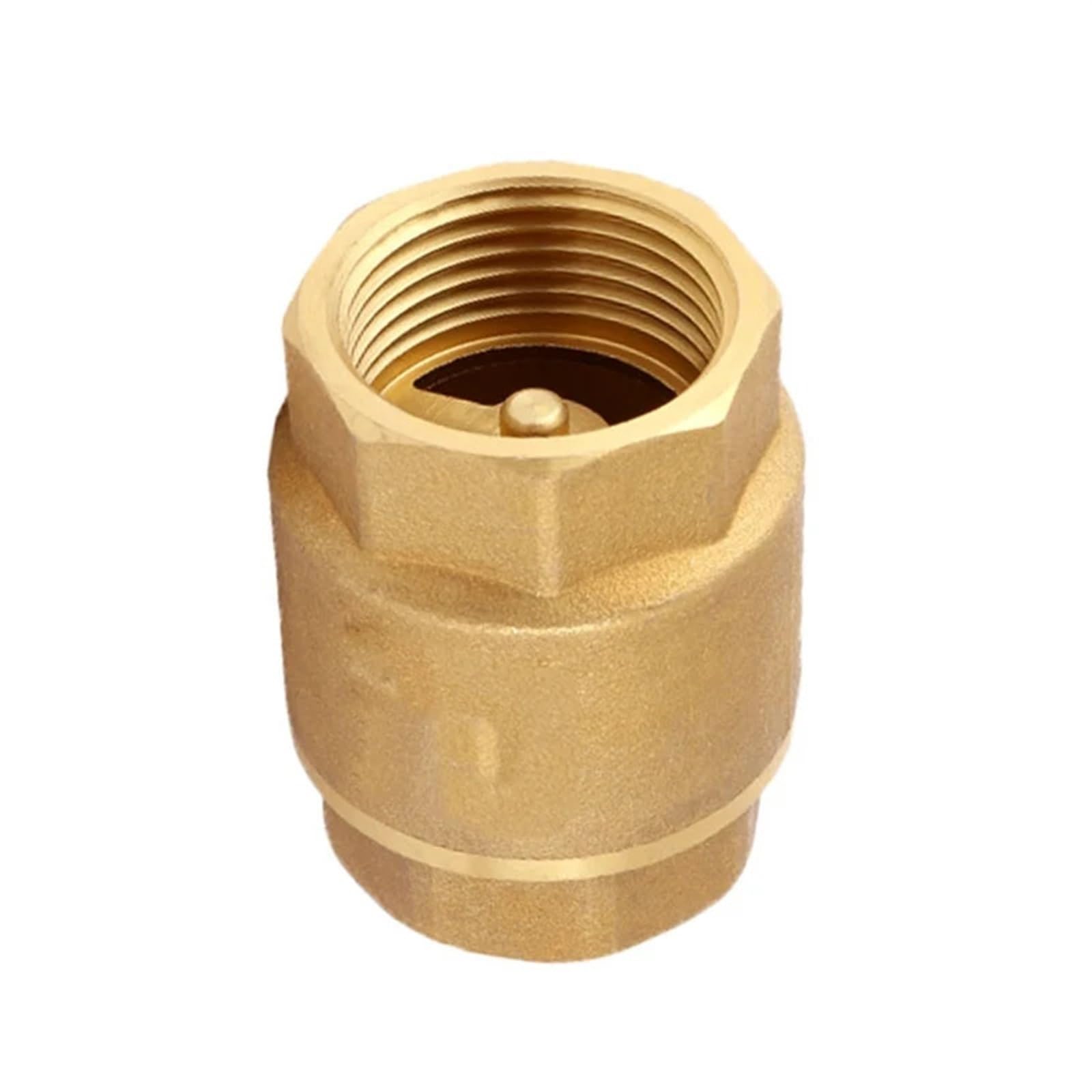 1/2" 3/4" 1" BSP Female Thread Brass Vertical Lift Spring Check Valve One Way Non Return Valves(0.75 Inch)