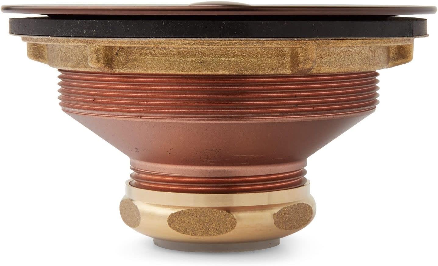 Signature Hardware 902367 3-1/2" Basket Strainer for Sinks up to 1" Thick - Oil Rubbed Bronze