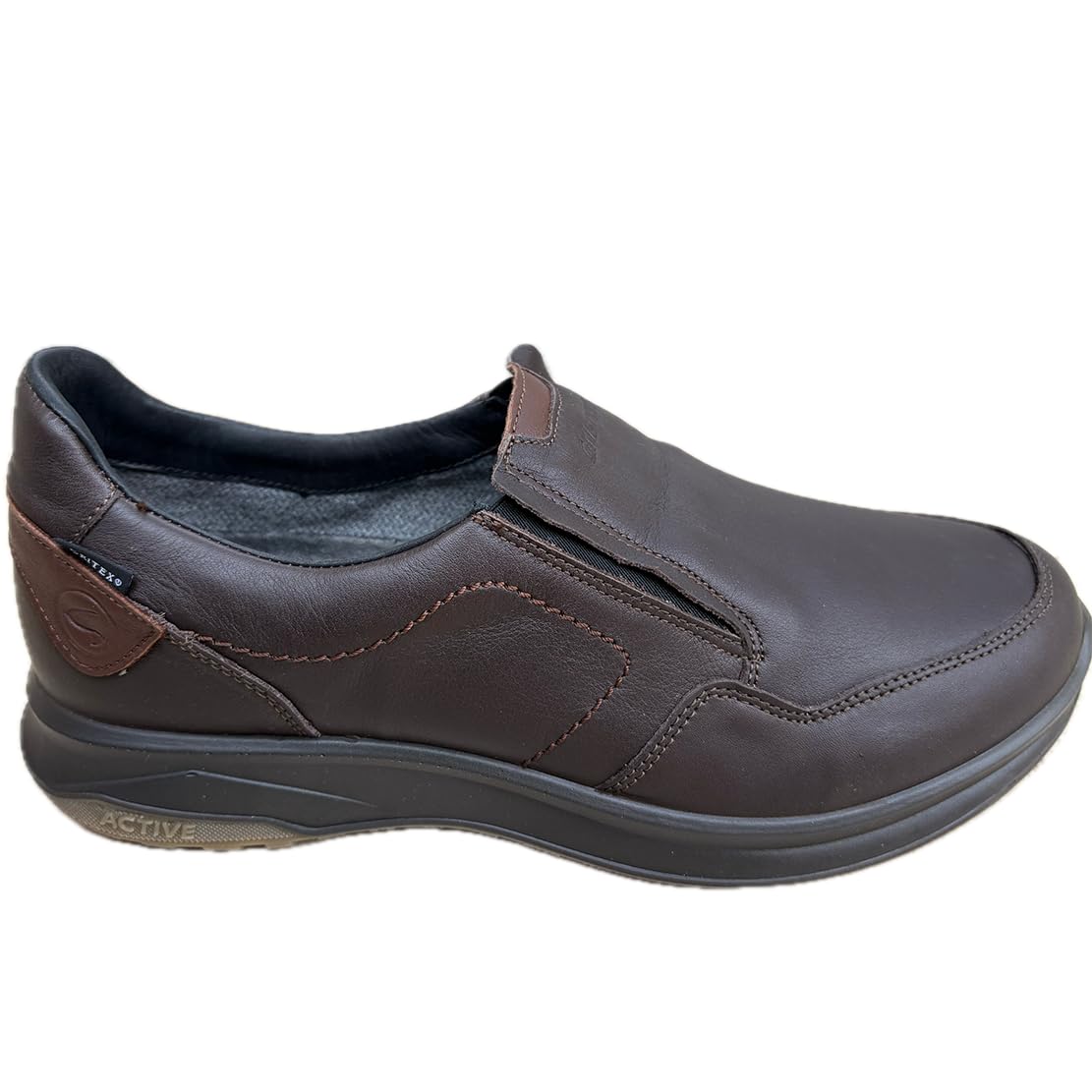 Grisport Scarpe Invernali Uomo Città Mocassini in Pelle Senza Lacci SLIPFIT Lion Impermeabili gritex Suola Antiscivolo Fondo Active