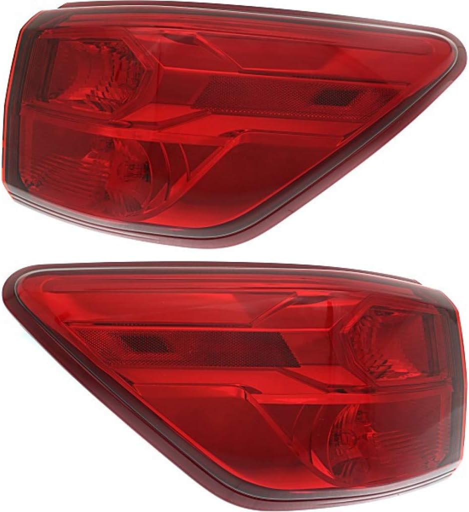 For Nissan Pathfinder Tail Light 2017 Driver Side Bulbs Included DOT Certified NI2804109 | 26555-9PF0A