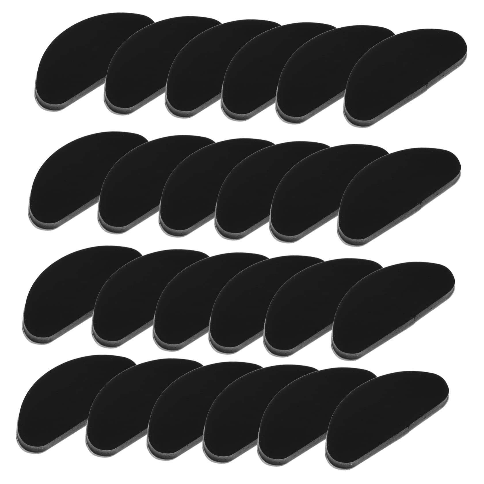 ORFOFE Eyeglass Nose Pads 30pcs High-Durability Silicone Nose Pads Nonslip Design