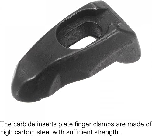 Miniatura 4 de uxcell CBN - Placa de acero de alto carbono, placa de presión con abrazadera de dedo, apta para herramienta de torneado de torno CNC, 5 unidades