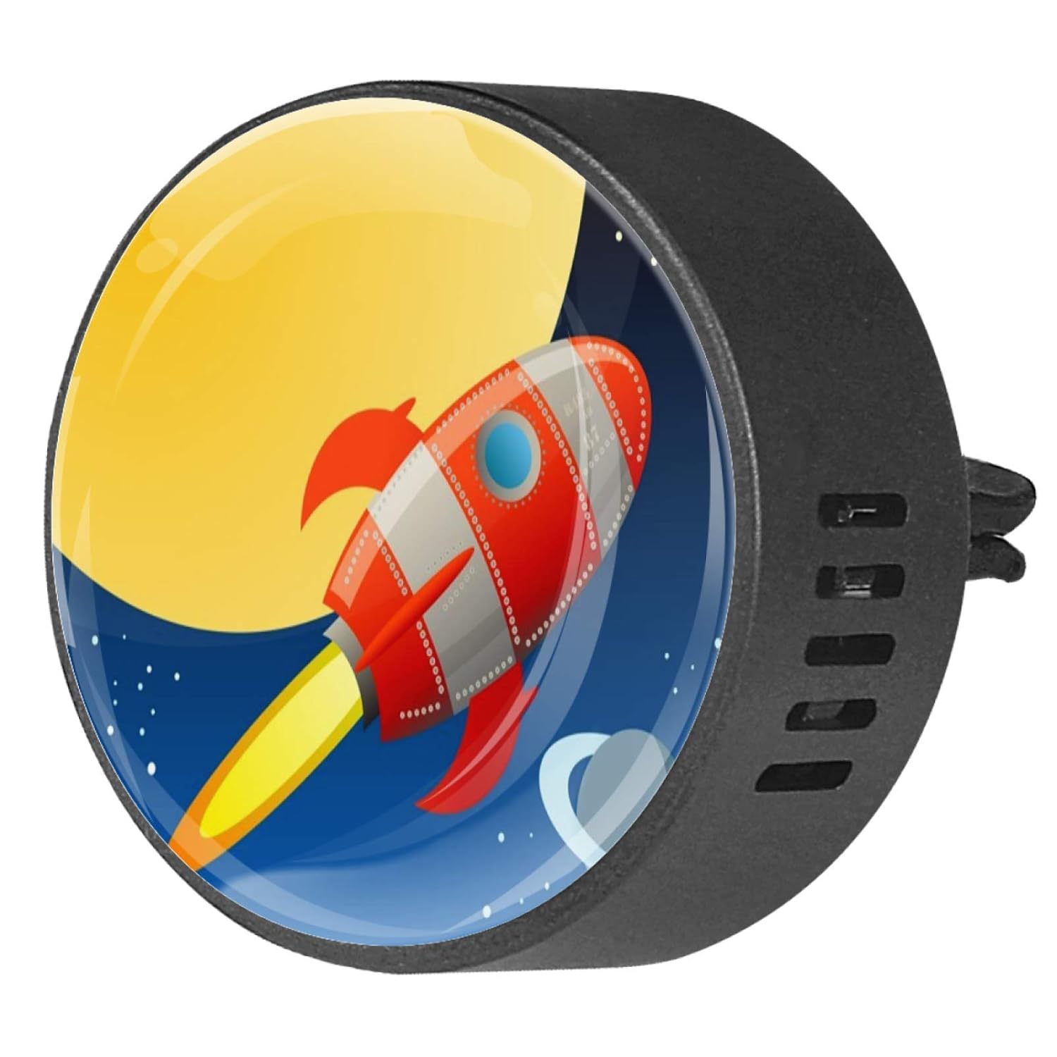 2PCS Rocket Space Aromatherapy Diffuser Car Diffuser Vent