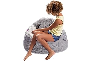 Posh Creations Bean Bag Chair in Adorable Grey Sloth Design: Comfort and Cuteness for Kids