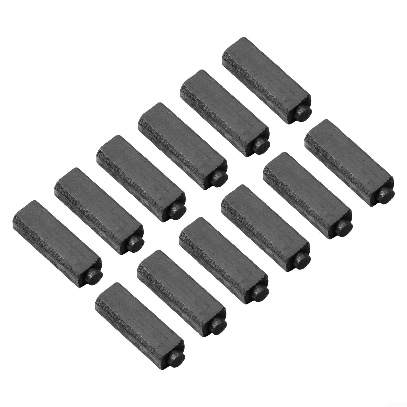 12pcs Spazzole di Carbonio per Asciugacapelli Elettrico Ancoraggio Motore 4x5 5x17mm Compatibile Set di Ricambio