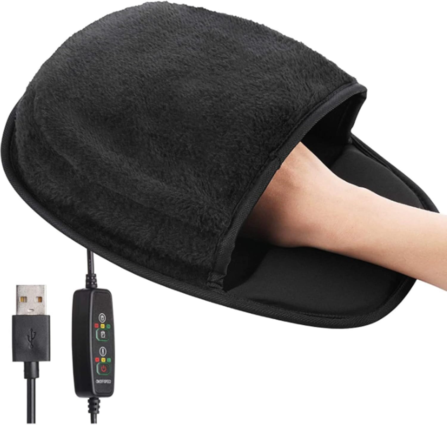 Handwärmer USB Wiederverwendbar，Elektrischer Handwärmer，Heizung Computer Mauspad Handwärmer USB