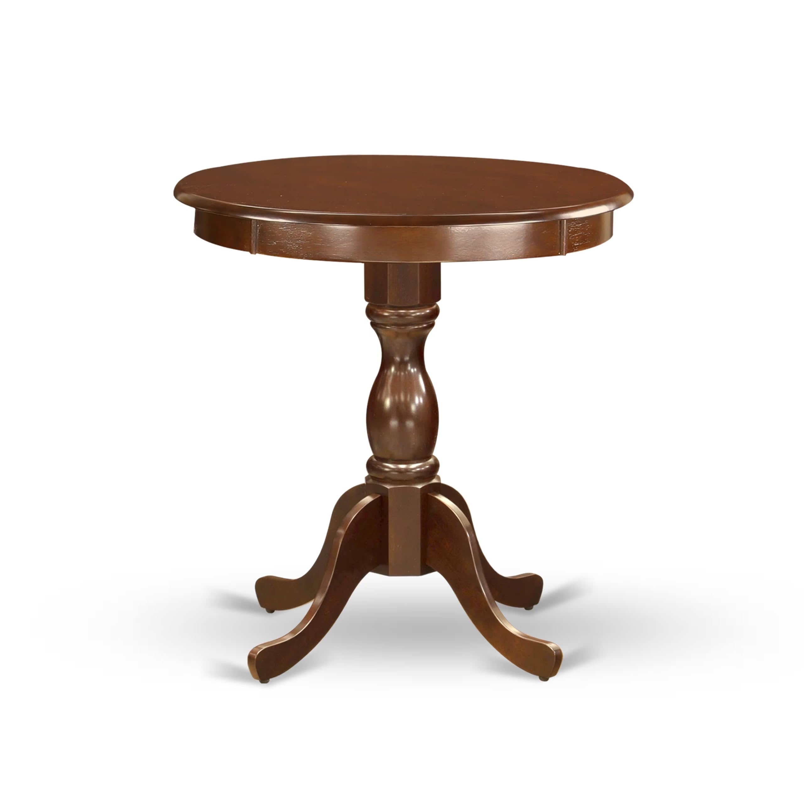 East West Furniture EST-MAH-TP Kitchen Table, Round