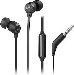Motorola, Earbuds 3-S, Fone de Ouvido com Microfone, Preto