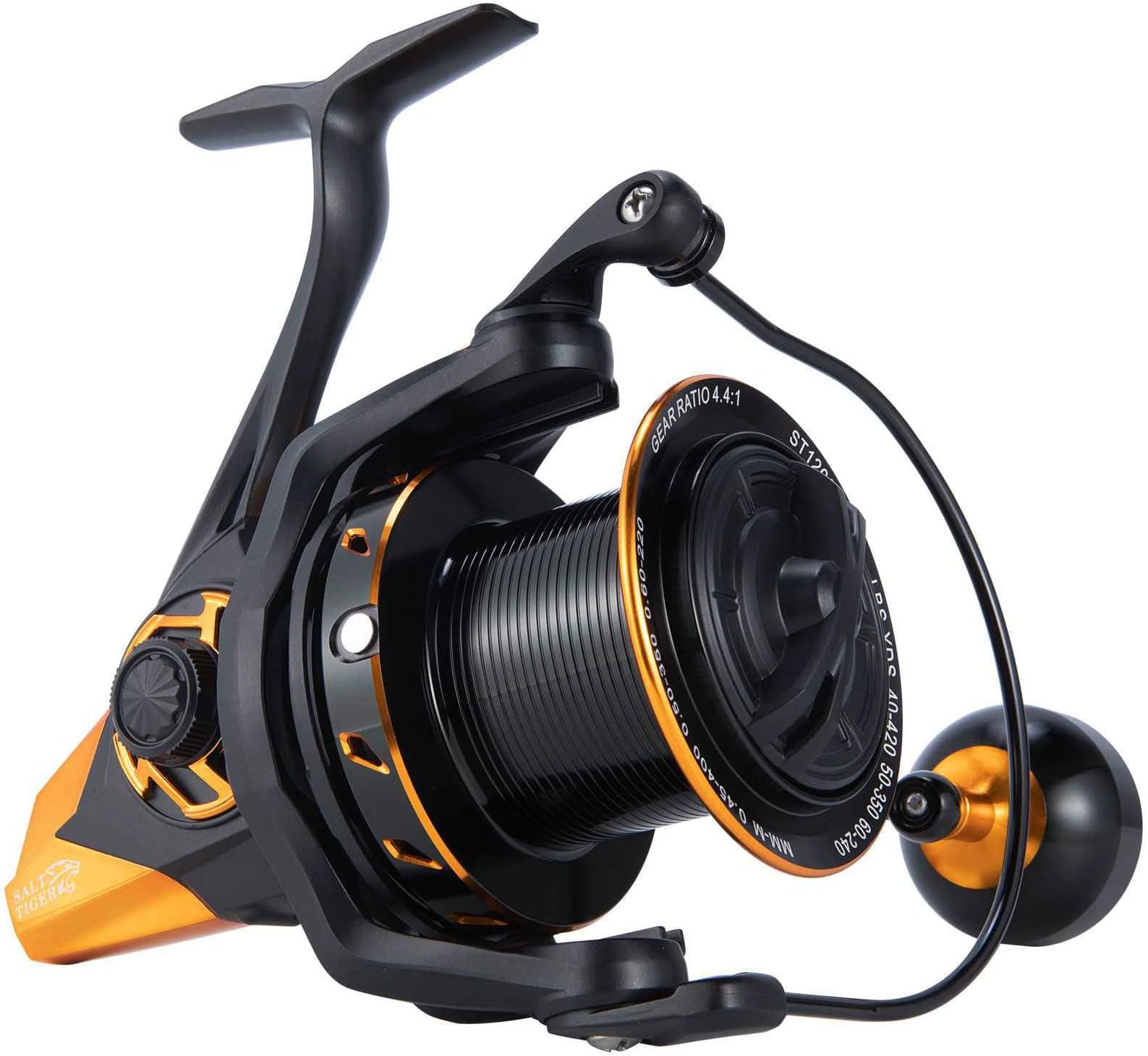 Saltwater Spinning Reels, Full Metal Surf Fishing Reel, 13 +1 BB, 52LB Max Drag Ocean Sea Fishing Reel, Heavy Duty Long Cast Offshore Trolling Reel