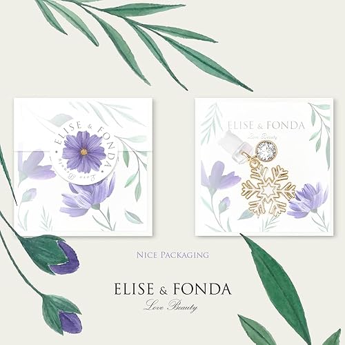 Miniatura 5 de ELISE & FONDA CP657 Puerto de carga USB Anti polvo Plug Chirstmas Snowflake Phone Charm para iPhone 14131211XS MAXXRX8 Plus76S8SE iPad iPod (blanco)