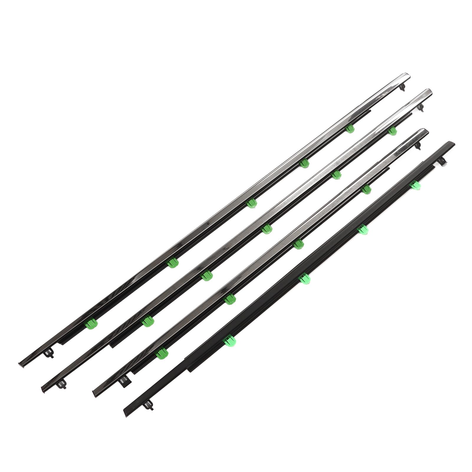 4 Pièces Garniture de Fenêtre de Voiture Haute stabilité 72410 SWA A01 Bande Météo pour CR‑V 2007-2011 Base de s'adapte à la Porte i Garniture de Fenêtre de VoitureBande Météo de