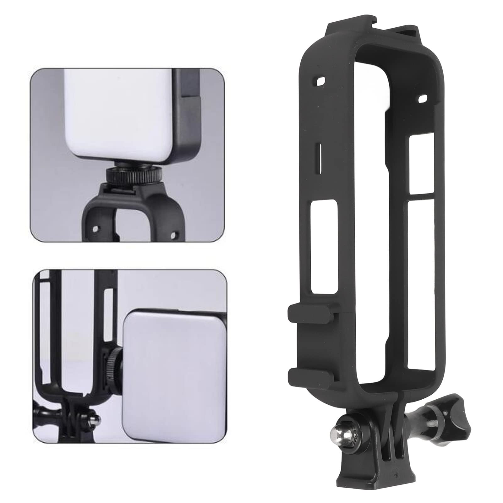 Custodia Protettiva in Lega di Alluminio per ONE X3, Supporto Cold Shoe, Custodia Vlog Telaio Protettivo Shakeproof Dropproof per Fotocamera ONE X3
