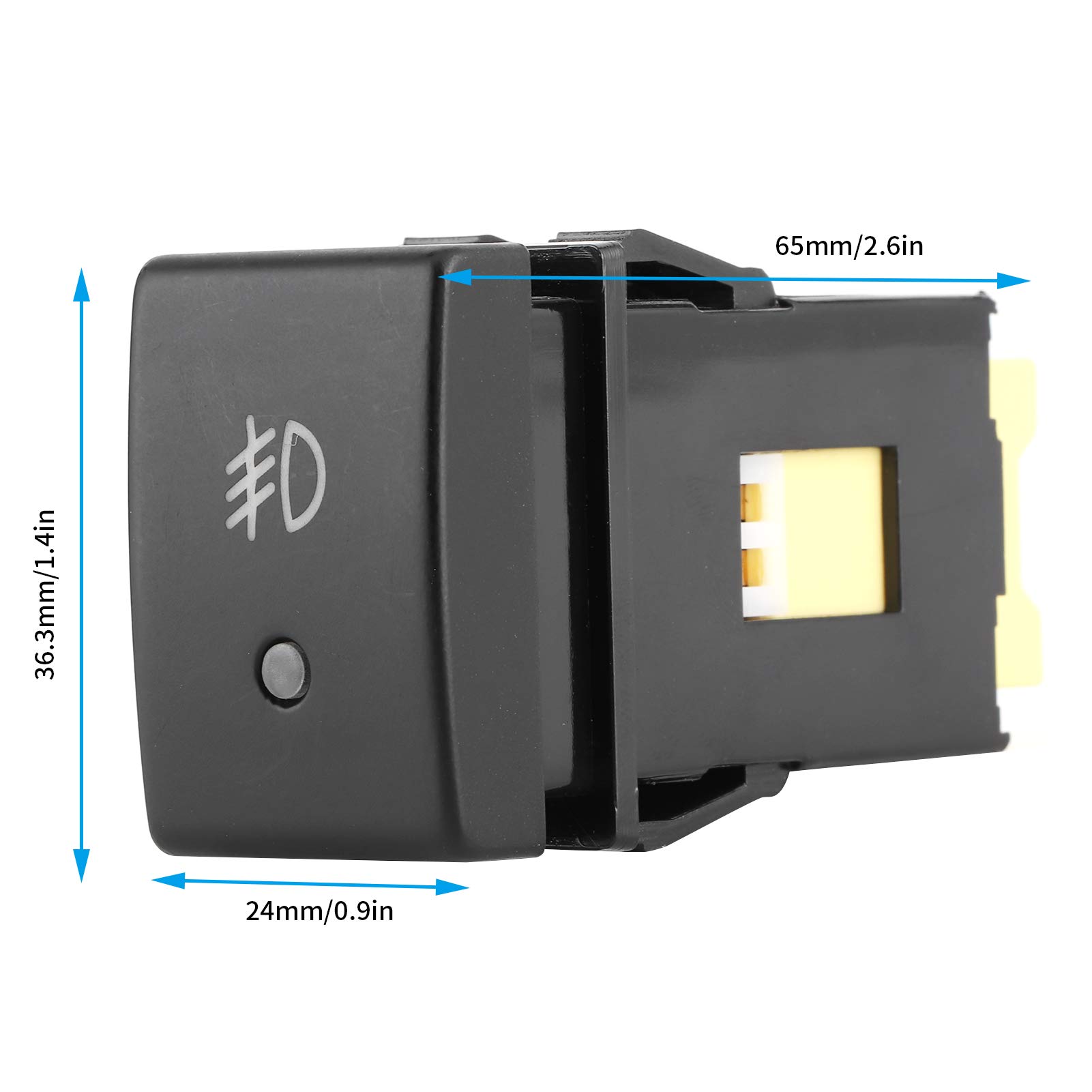 Interruttore Pulsante Per Fendinebbia LED Compatibile Con Suzuki Jimny 2007-2015 – Colore Arancione, 12V, 4 Fili