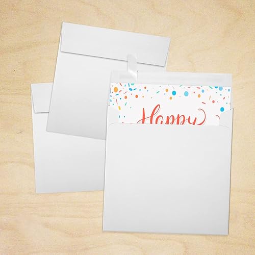 Vista 34 de Sobres cuadrados de 5 1/2 x 5 1/2, Seafoam