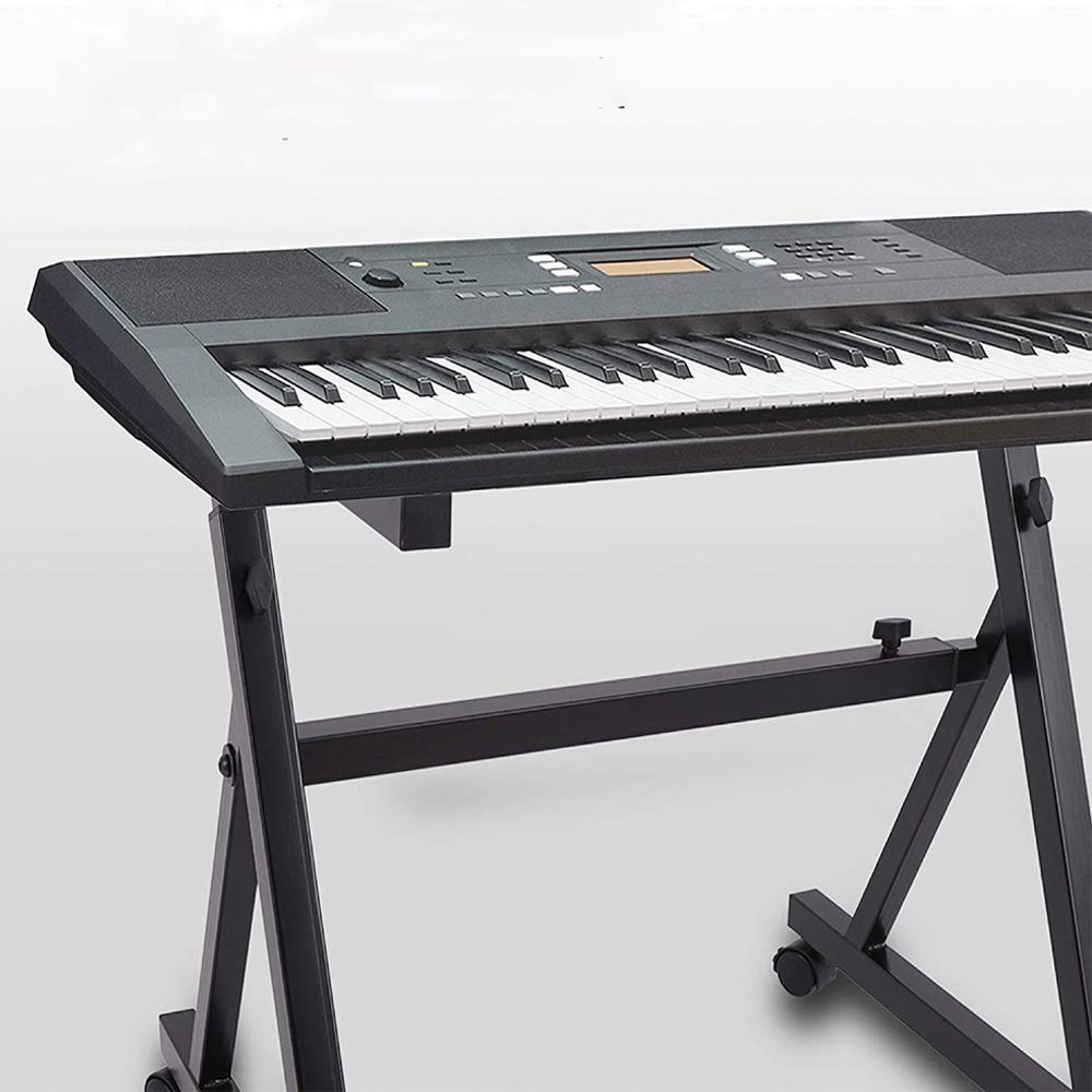 鍵盤楽器 Organ piano with stand Amazon.com: Pyle Universal Electronic Black Heavy-Duty Z