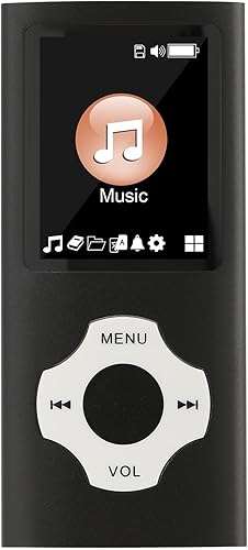 Miniatura 1 de El reproductor de MP3 es un reproductor de música portátil con una tarjeta micro sd de 32 GB, pantalla de 1.8 pulgadas, con radio FM, grabación,
