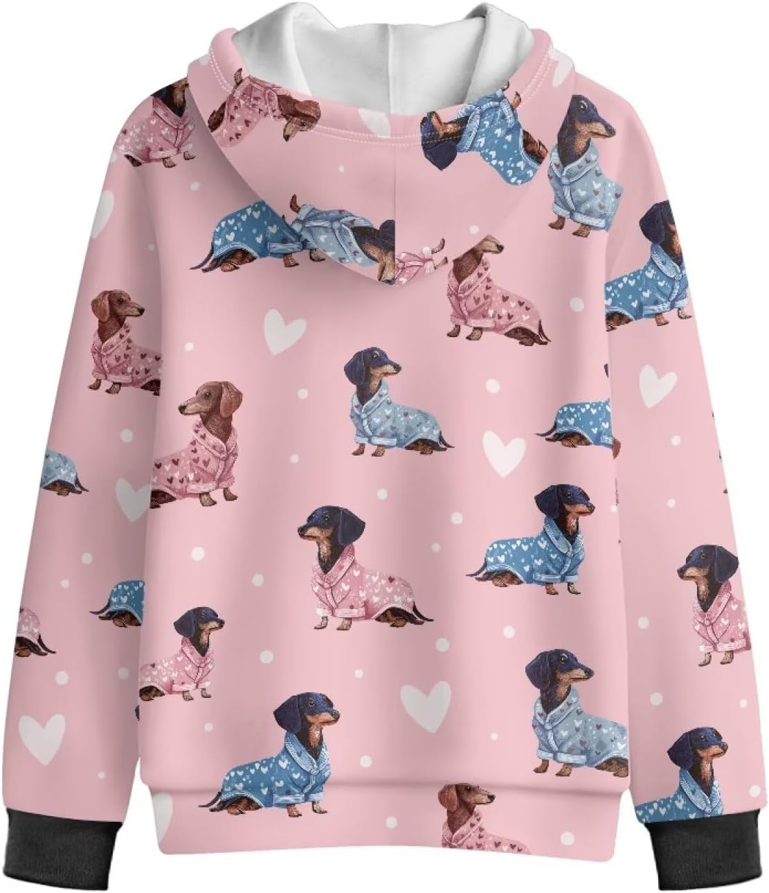 Girls Zip Up Hoodie Size 6-16 Kids Fleece Sweatshirts Casual Long Sleeve Full Zip Jacket