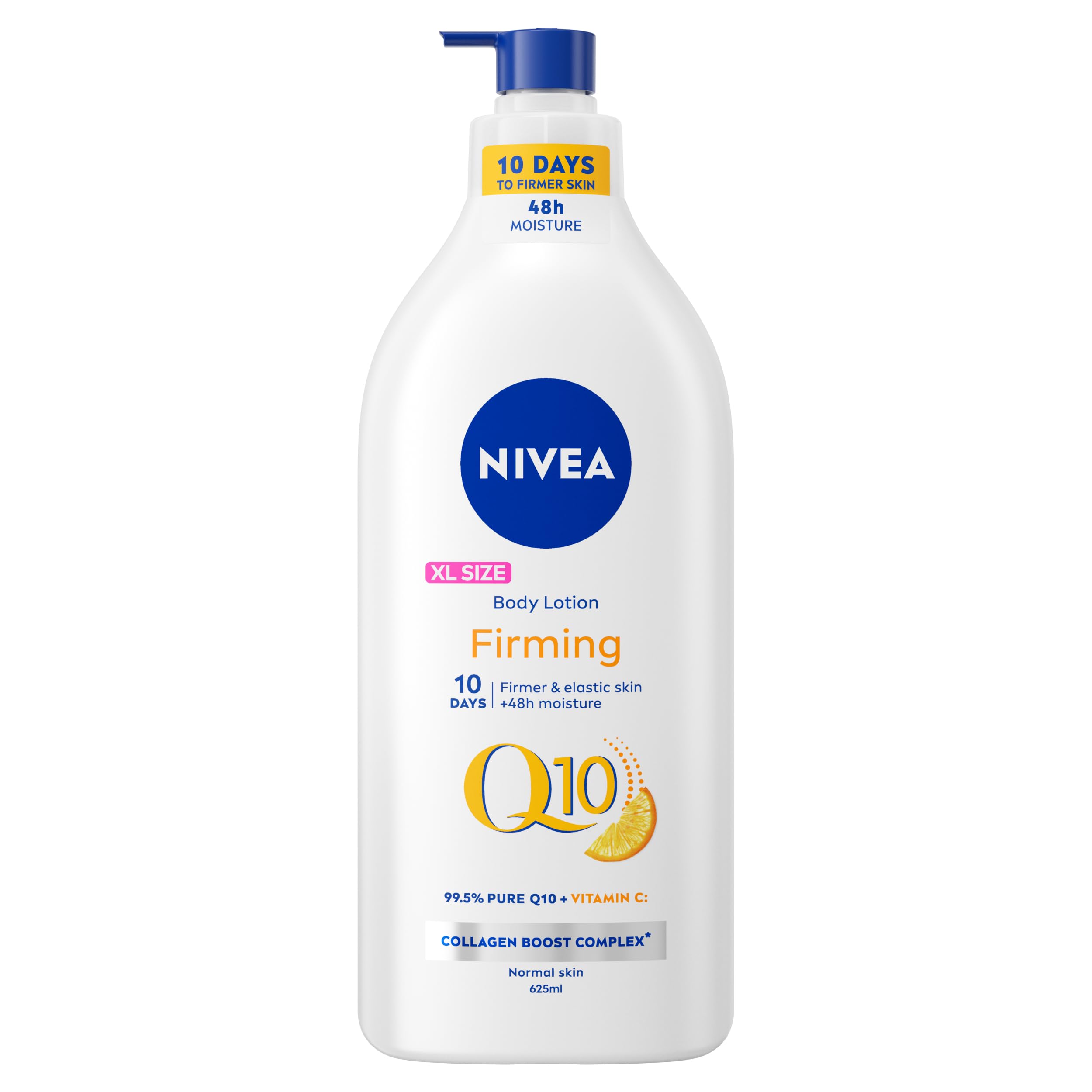 NIVEA Light Firming Body Lotion Q10 + Vitamin C Pack of 2 (2 x 400ml), Nourishing Firming Cream with Q10 & Vitamin C, NIVEA Soft Moisturising Cream for Firm Skin - 4
