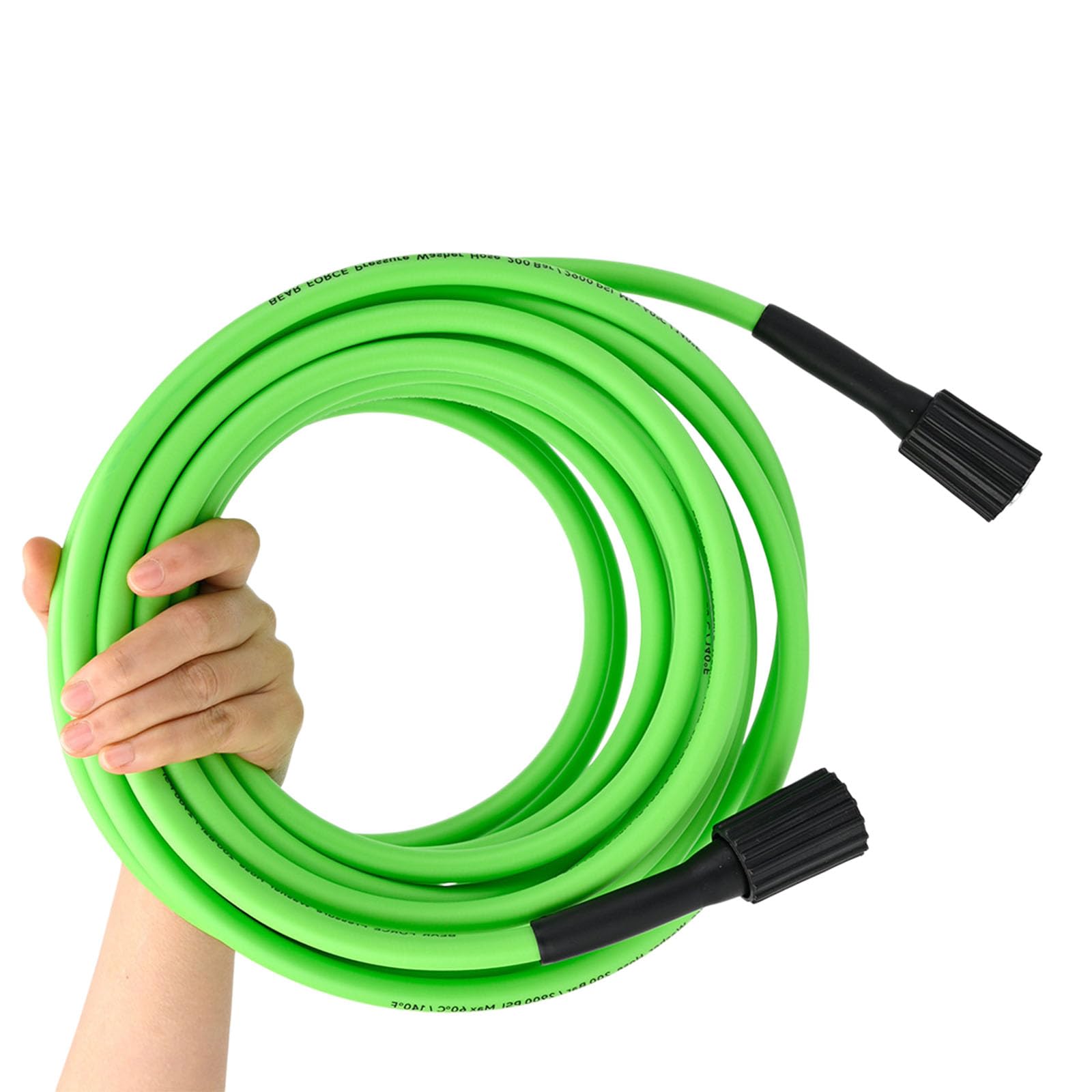 Alloneslife 5M Strong Pvc Cleaning Hose Featuring M22 Quick Connectsｓ For Efficient Water Flows And Durability Permanent Pvc Hose