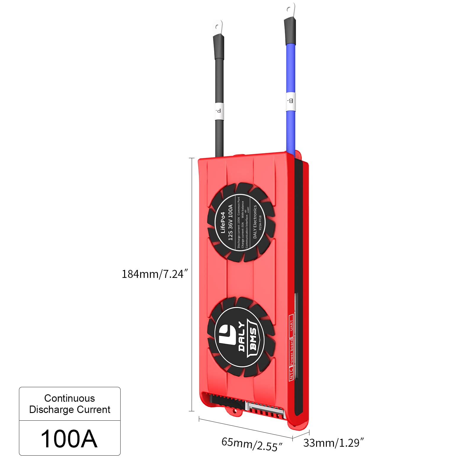 Amazon.com: DALY Bluetooth BMS 100A Lifepo4 36V 12S Battery