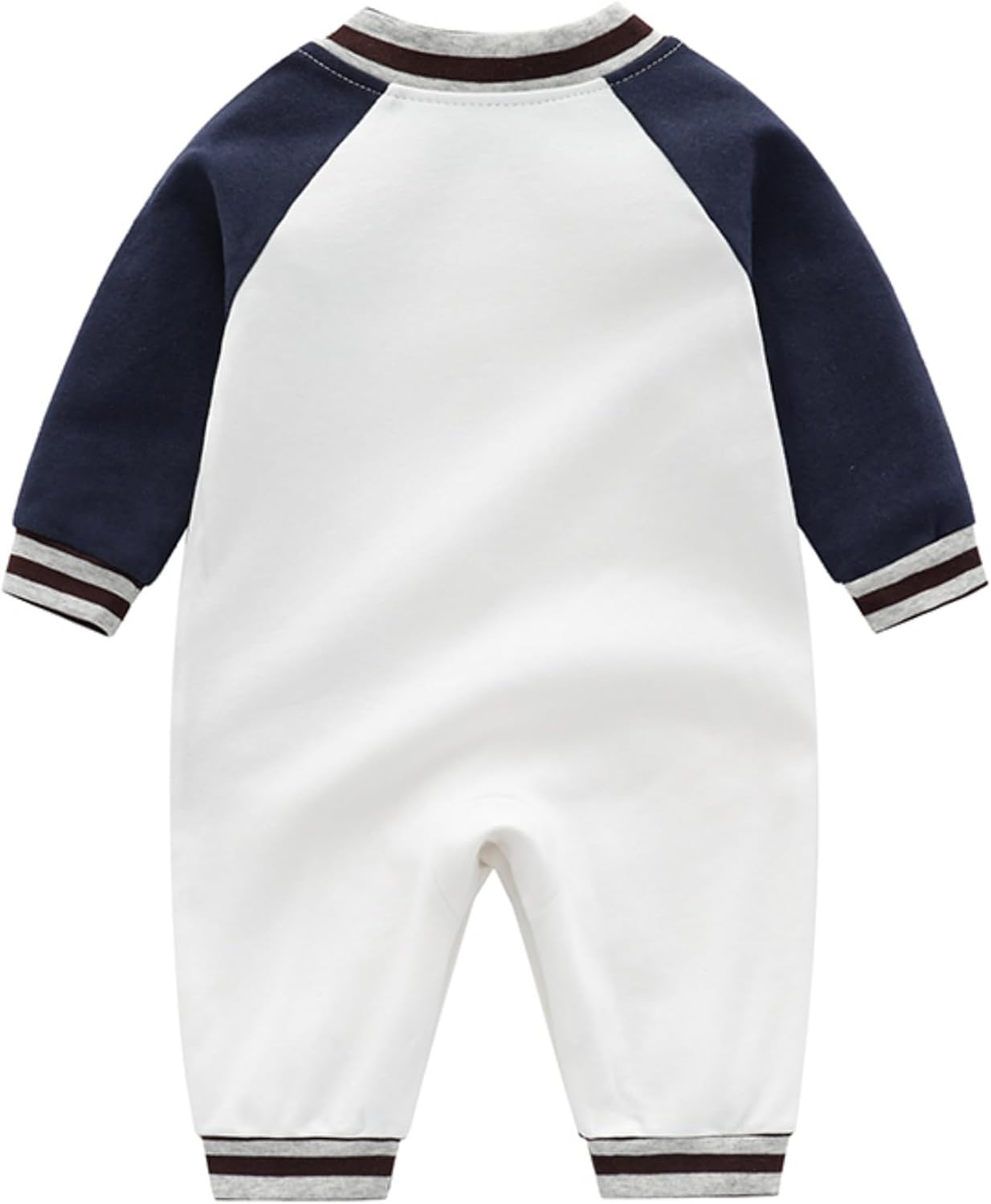 Unisex Baby Long Sleeve Romper Cotton Cartoon Print 0-18 Months image 2