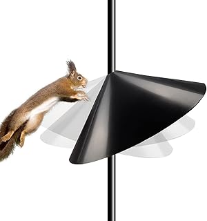 Squirrel Proof Baffle | Squirrel Proof Bird Feeder Baffle Guard | Wrap Guard Around Protects Hanging Bird Feeders, Squirrel Baffle for Bird Feeder Pole Qaheart