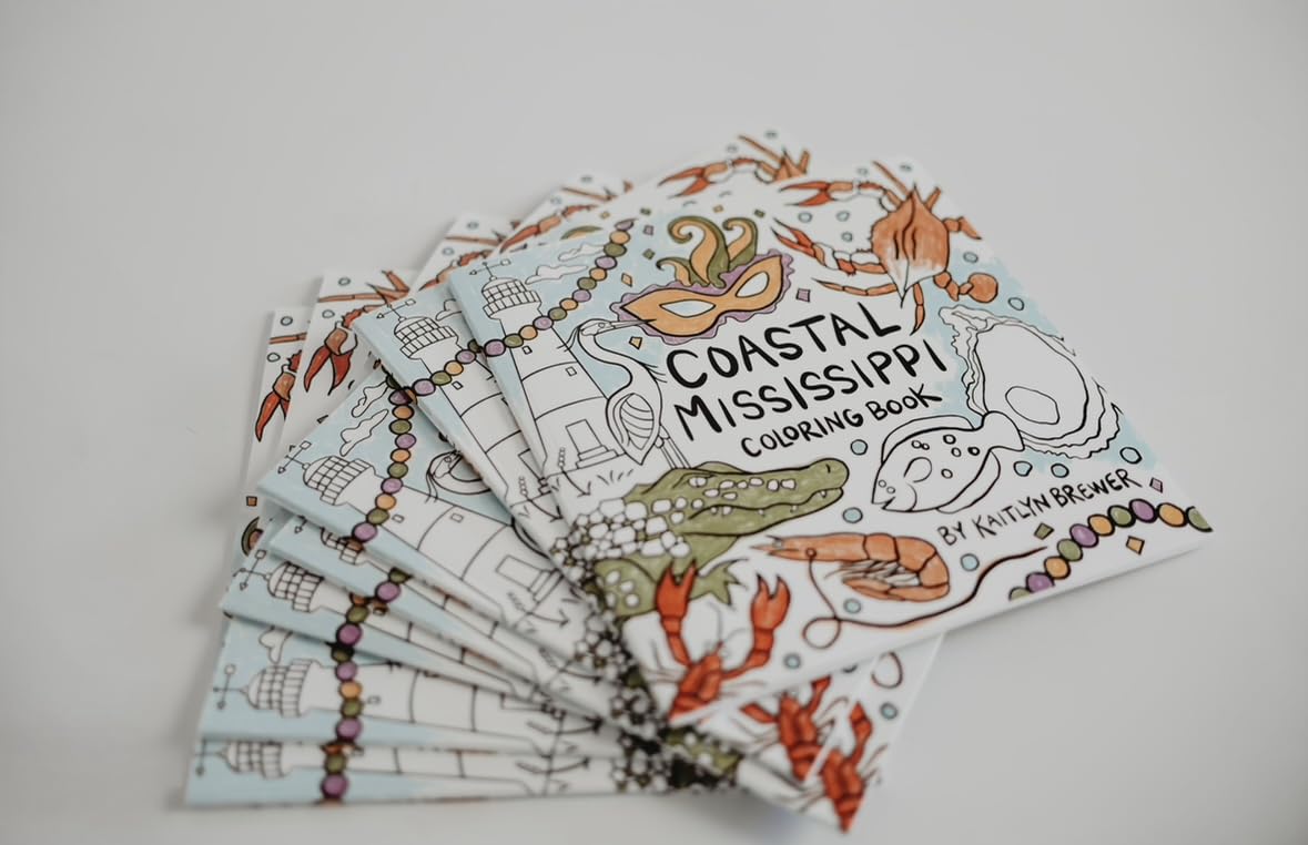 Coastal Mississippi Coloring Book