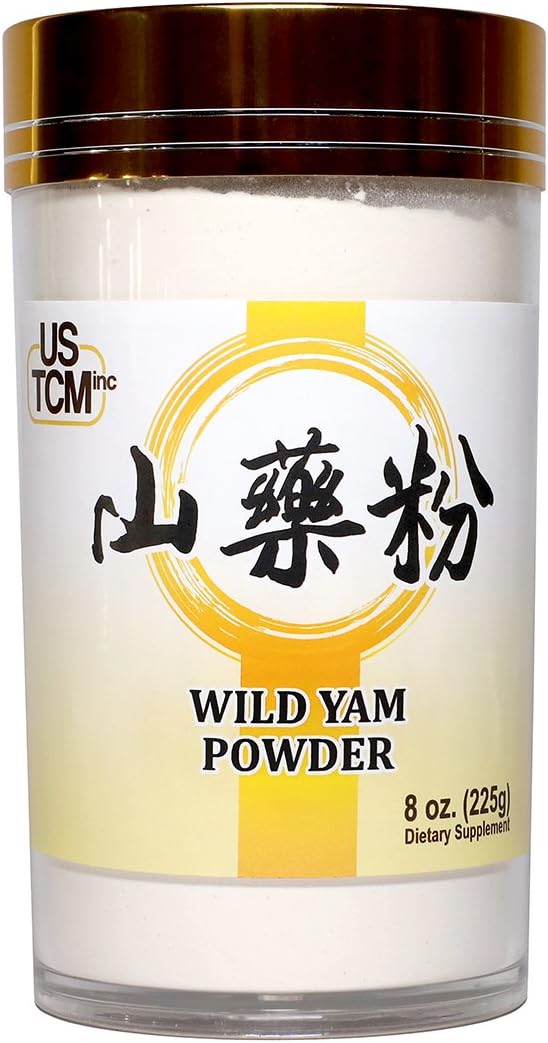 Wild Yam Powder Rhizoma Dioscoreae Powder Chinese Yam Powder Shan Yao Powder 山藥粉 淮山粉 120mesh (8oz)