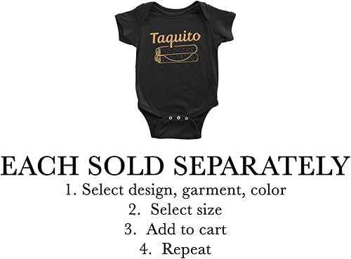 Vista 2 de Burrito Taco Taquito Conjunto de camisas familiares a juego para papá mamá bebé