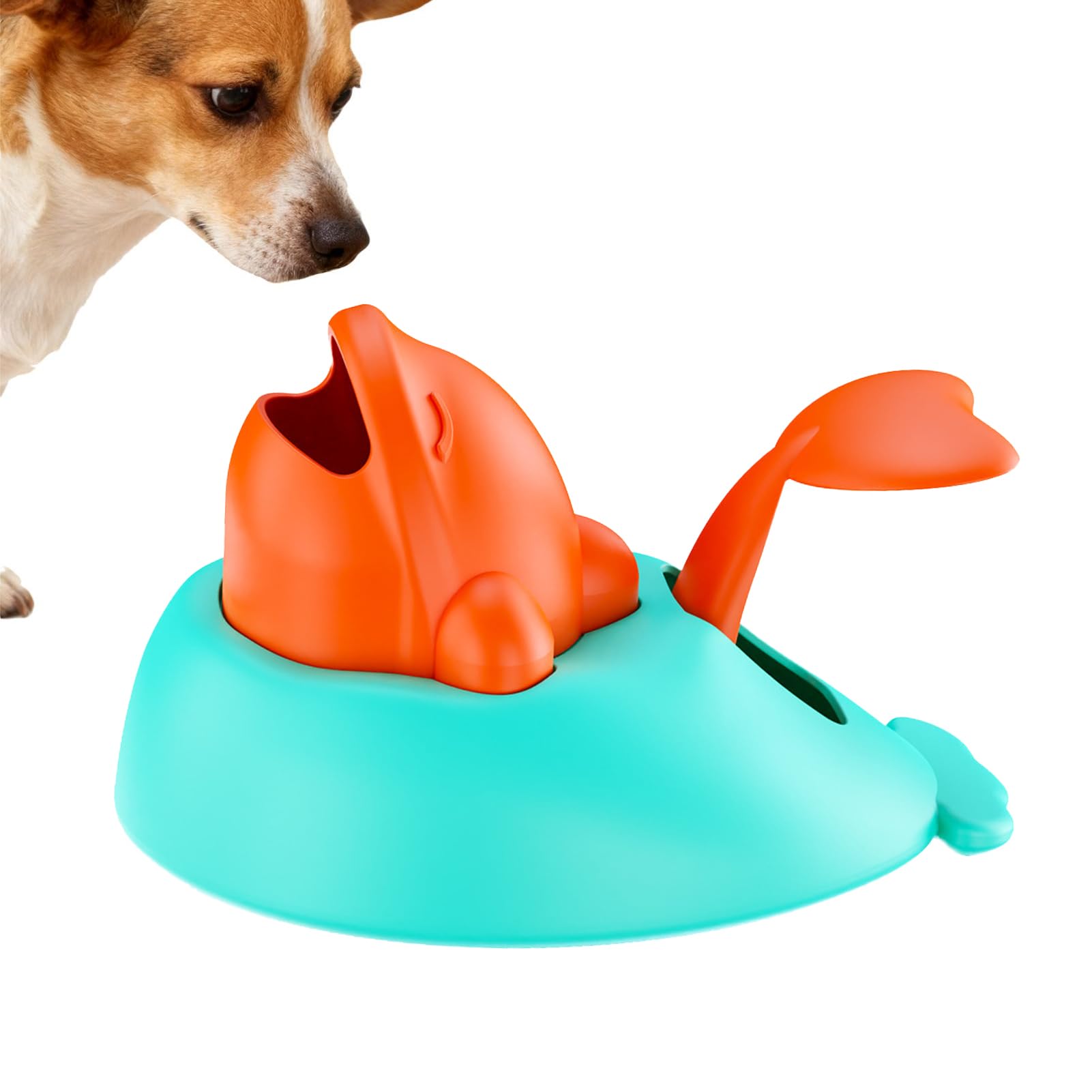 Distributeur de friandises pour chien et jouet d'enrichissement lent pour chiot